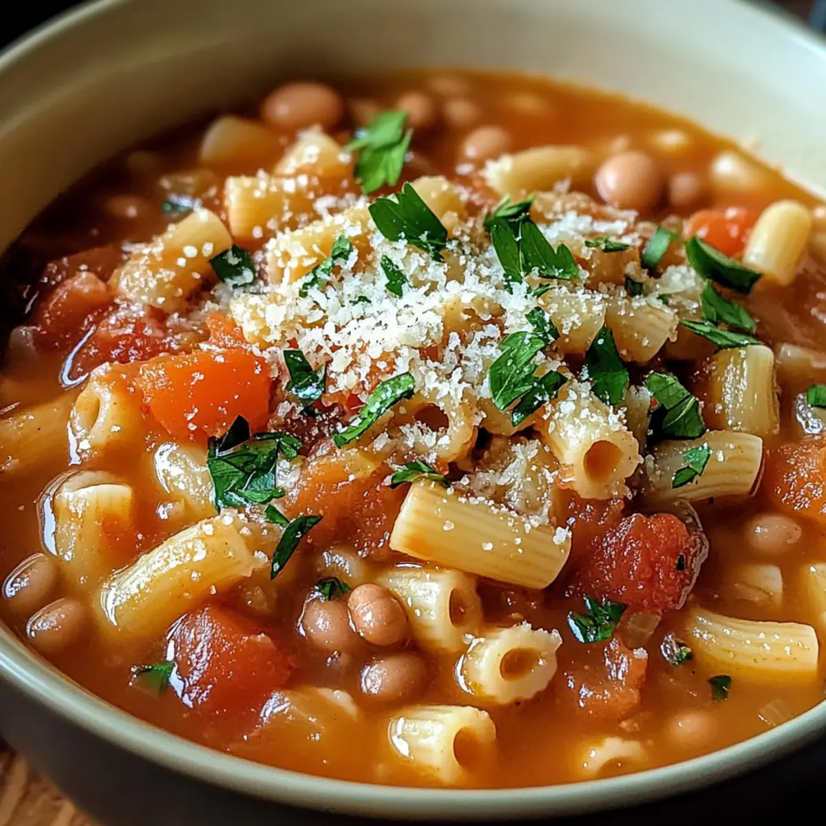 Pasta und Bohnen: Herzhaftes Italienisches Komfortessen