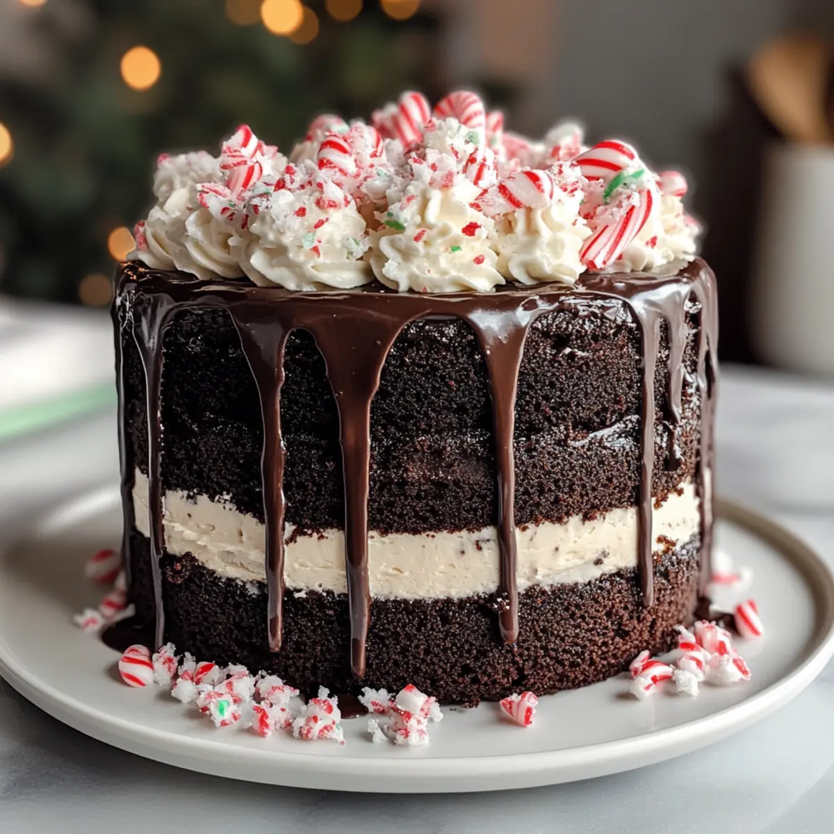 Pfefferminz-Mokka-Kuchen mit Ganache-Pfalz