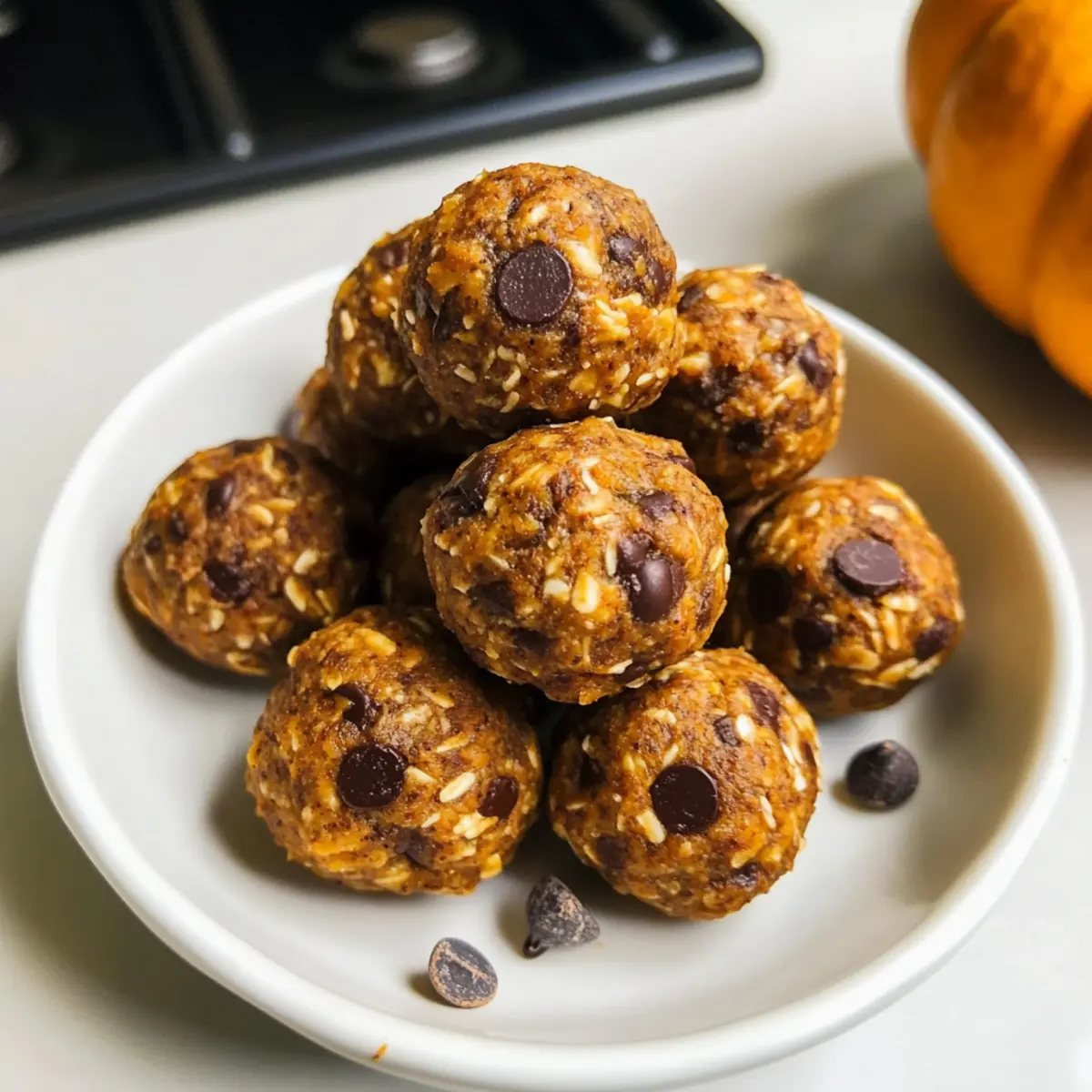 Kürbisproteinbällchen für den perfekten Snack