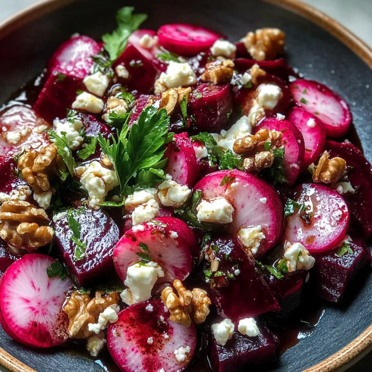Rote Bete Radieschen Walnuss Genuss für jeden Anlass