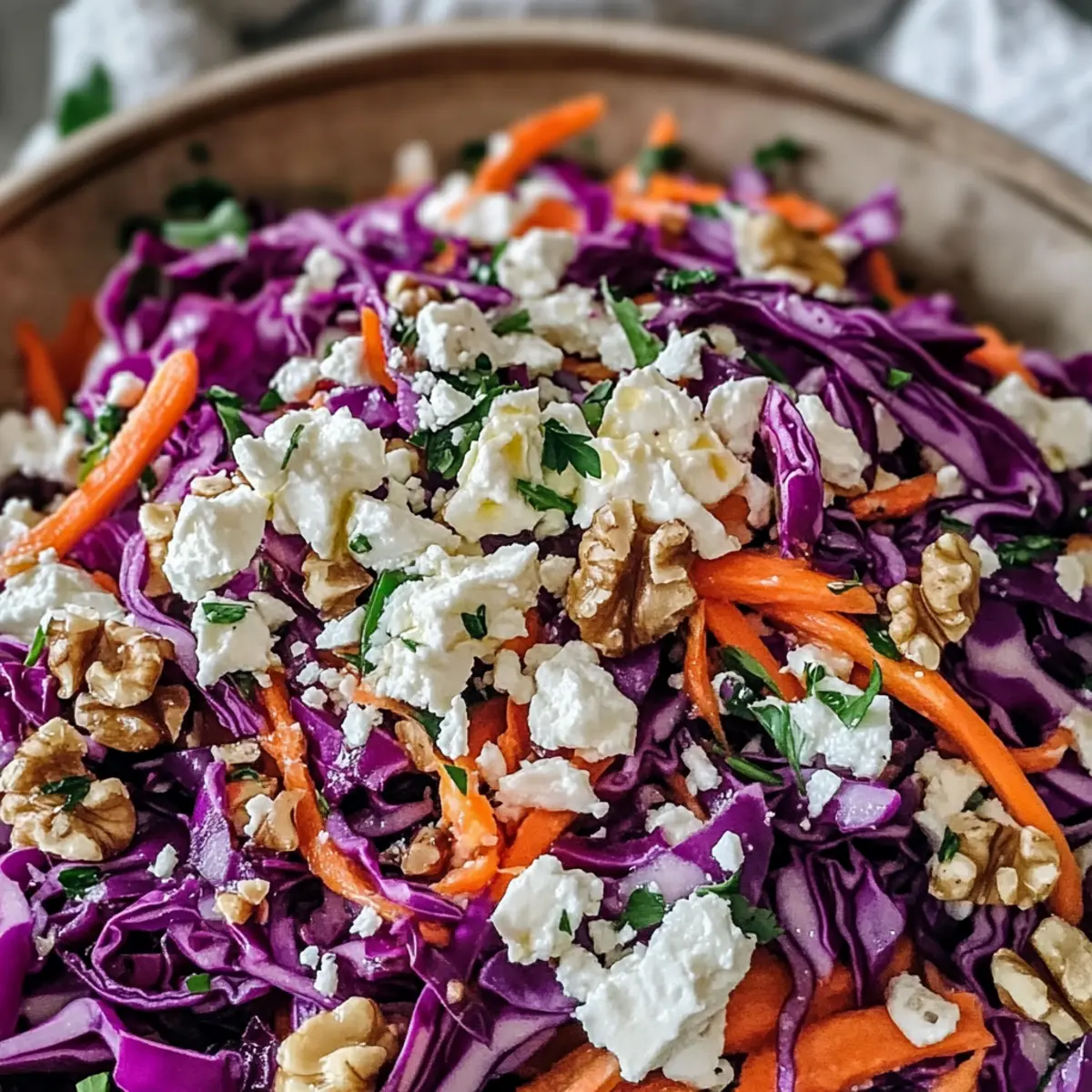 Rotkohlsalat mit Feta – Gesund und lecker geniessen
