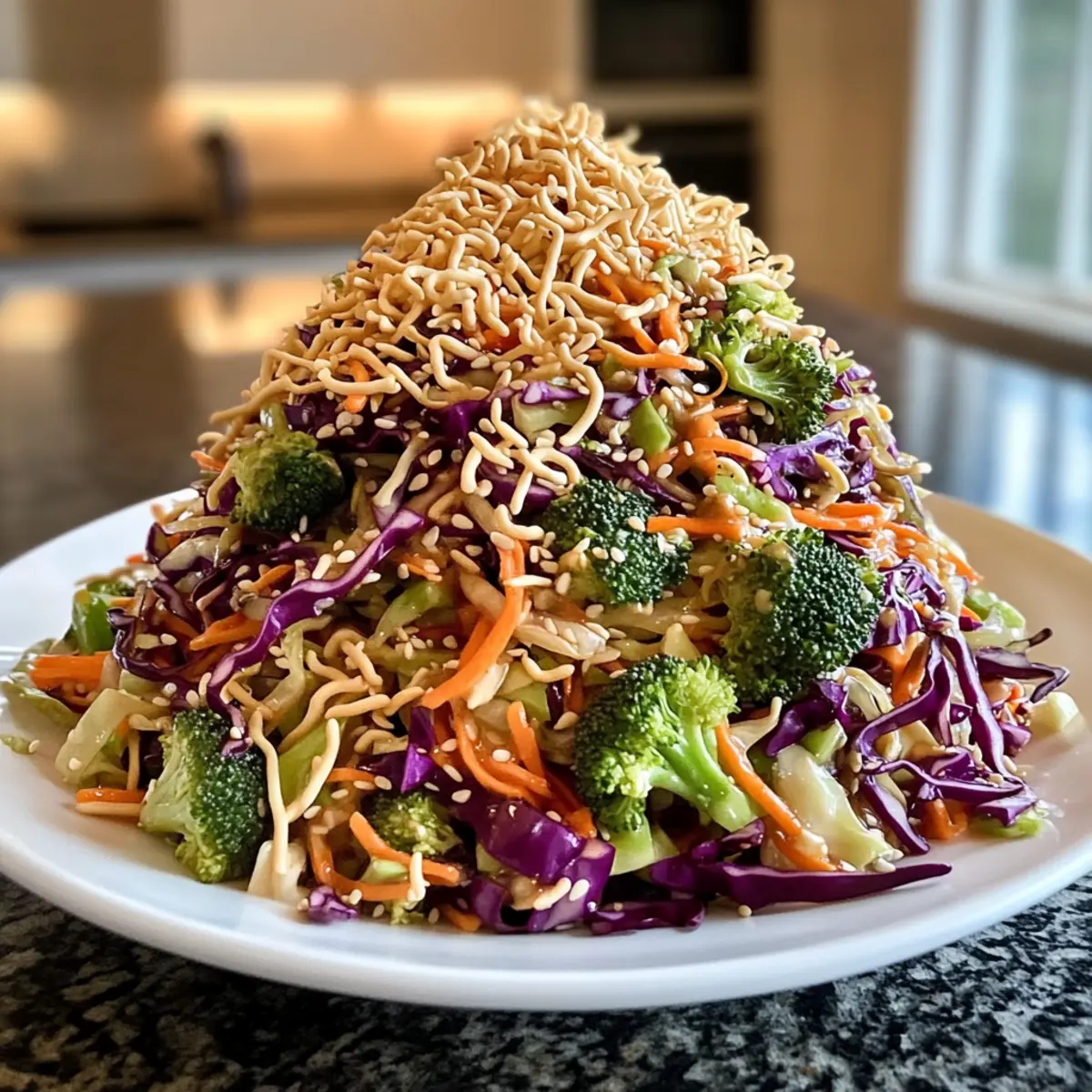 Leckerer asiatischer Kohlsalat mit Crunch-Faktor