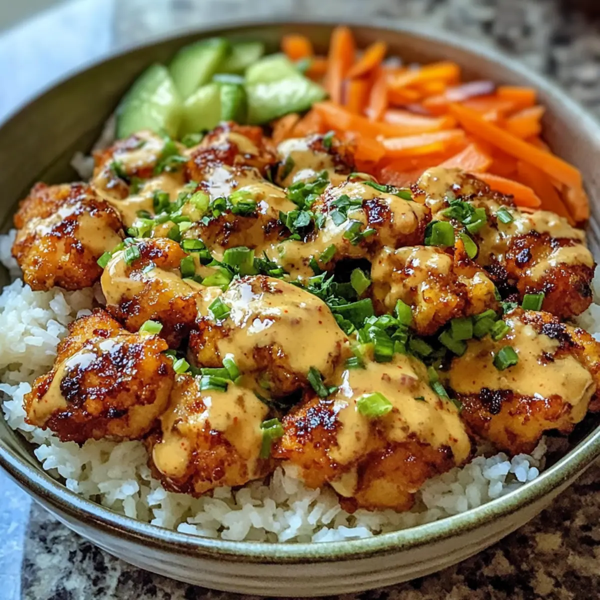 Bang Bang Hähnchenschale – Gesund und Schnell