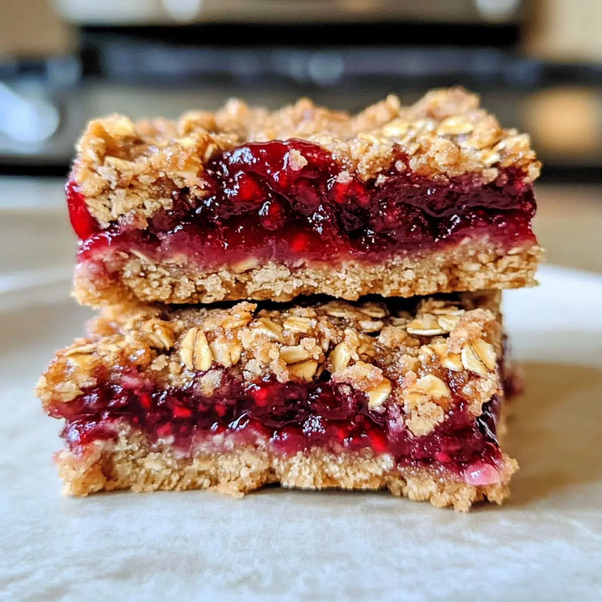 Beeren Hafer Riegel ohne Zucker selbst gemacht