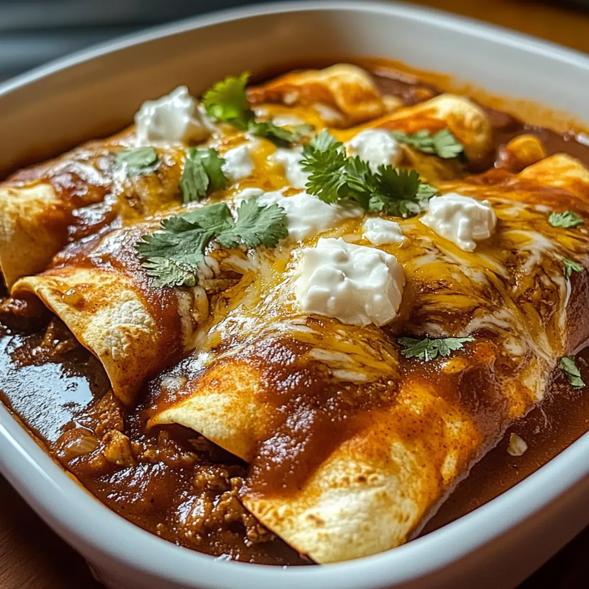 Genieße authentische Birria-Enchiladas zuhause