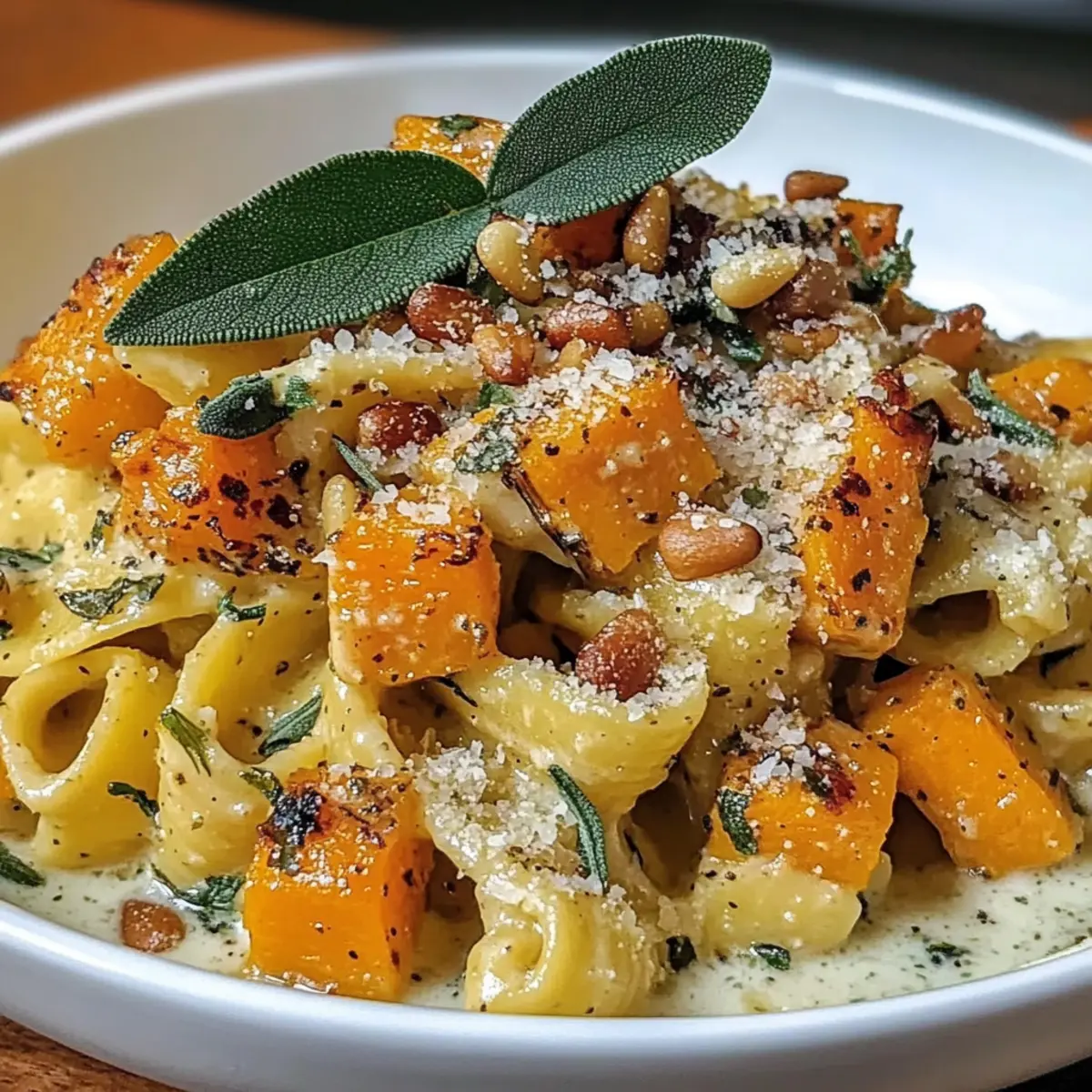 Butternut-Kürbis & Salbei Pasta für gemütliche Abende
