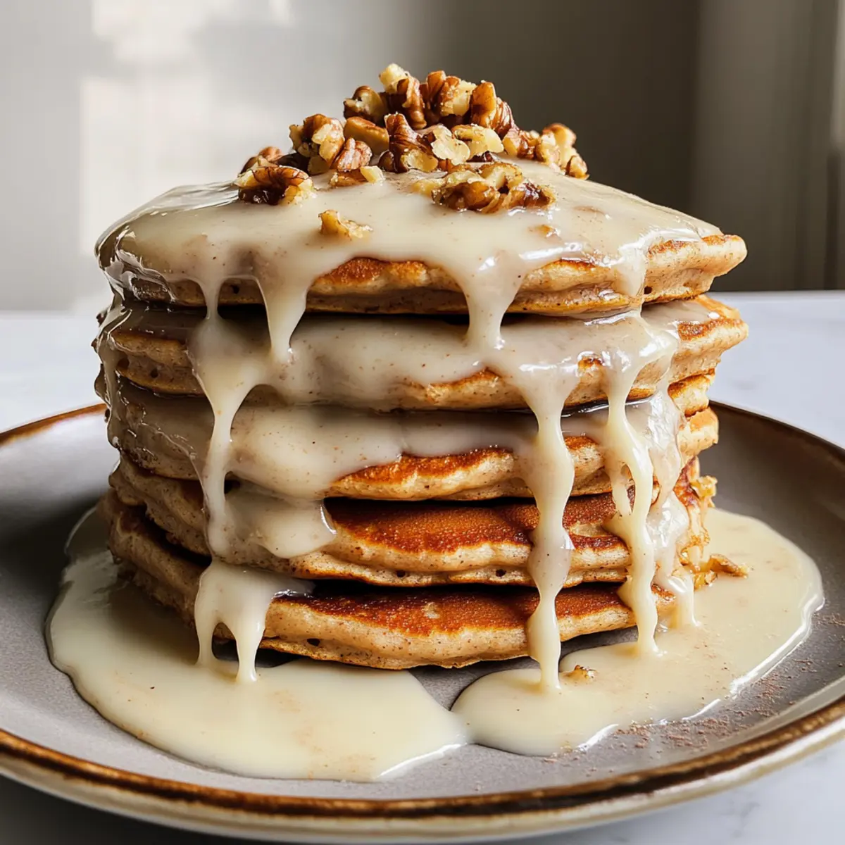 Karottenkuchen-Pfannkuchen für ein fröhliches Frühstück