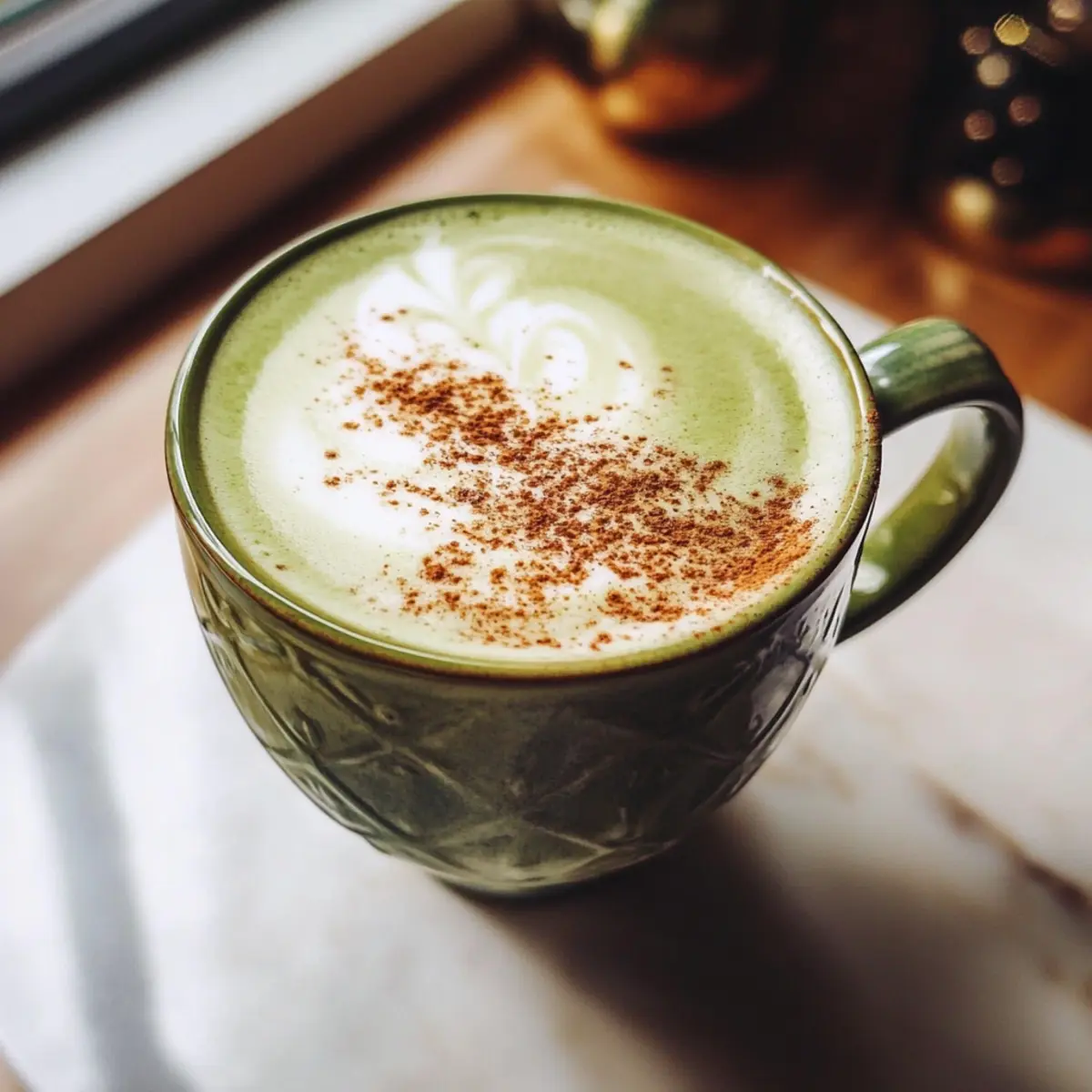 Zimt Matcha Latte für Gemütliche Nachmittage