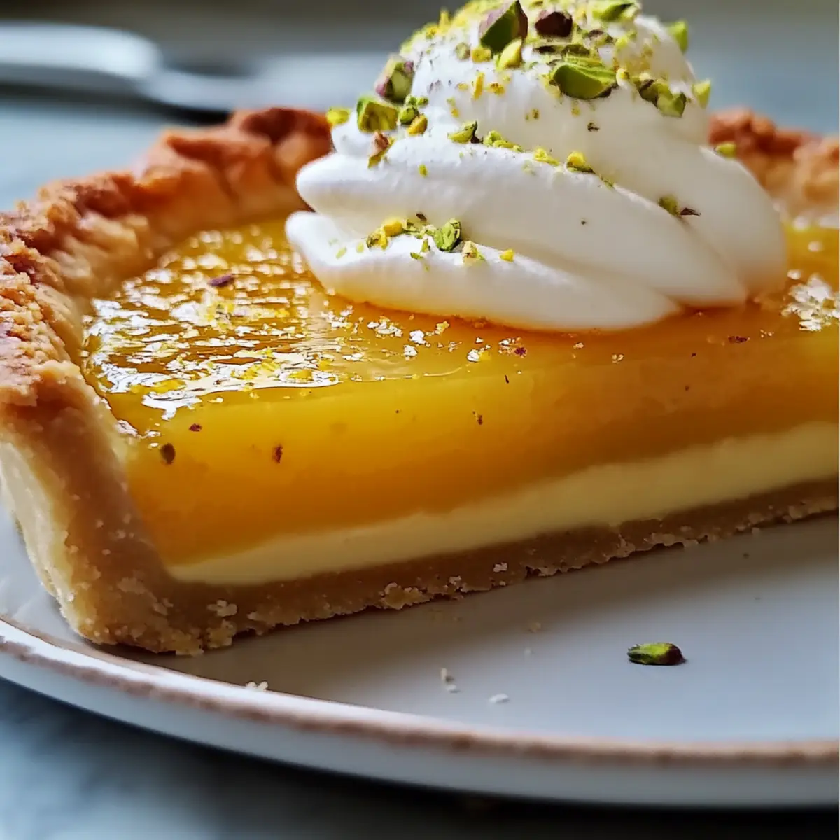 Klassische Orangentarte für besondere Anlässe