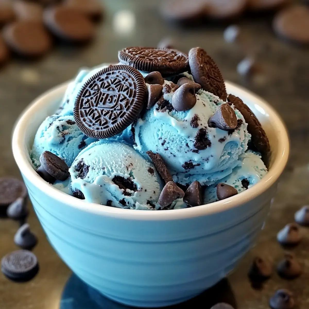 Kekse Monster Eis ganz einfach selber machen