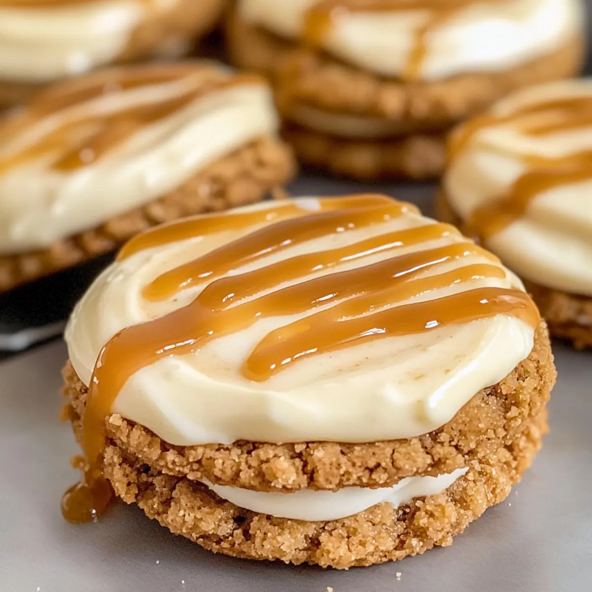 Copycat Crumbl Salzkaramell Käsekuchen Kekse Rezept