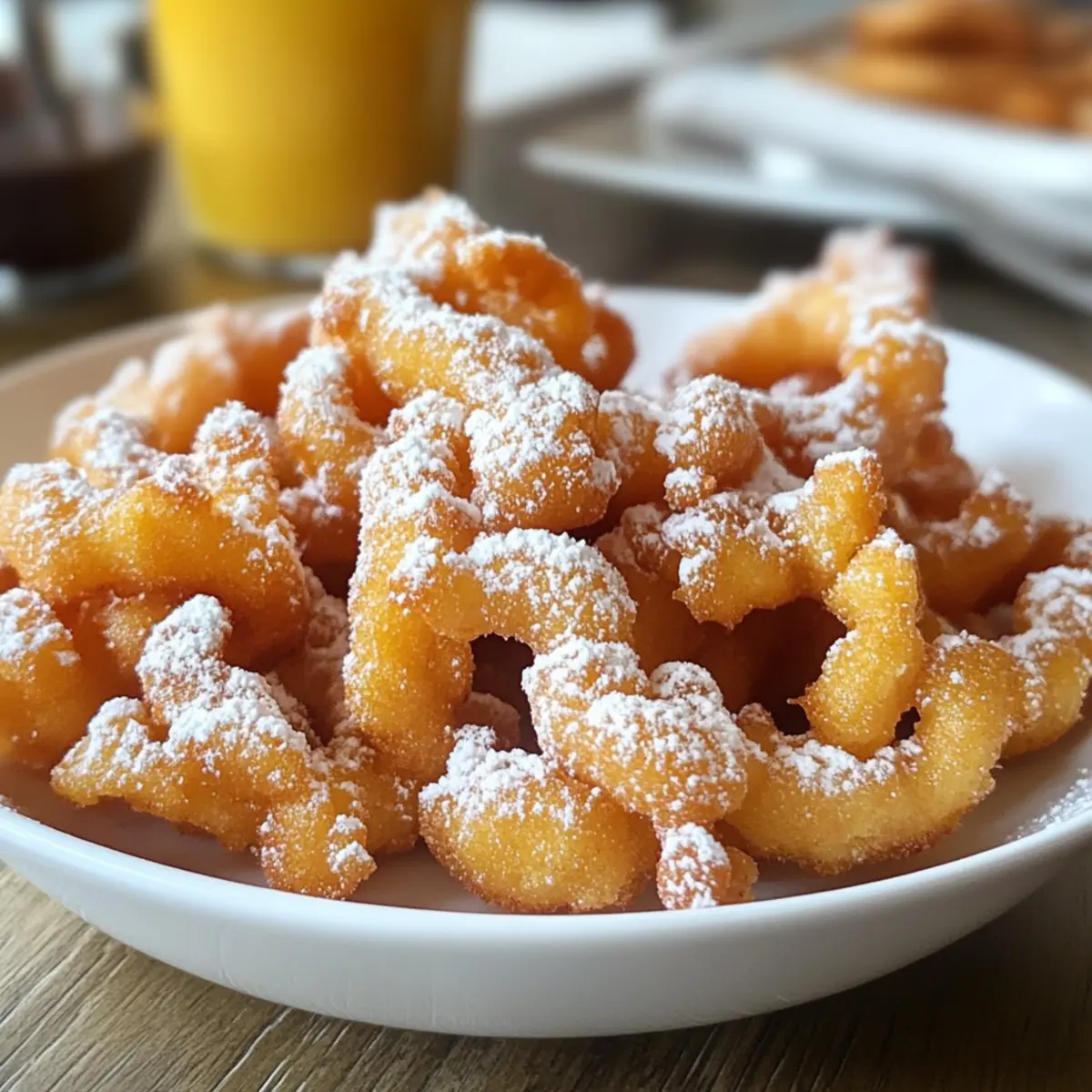 Funnel Cake Bites: Trichterkuchenbissen für Zuhause