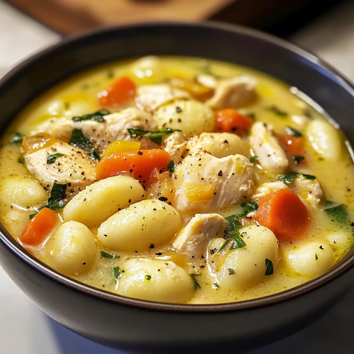Gnocchi Hühnersuppe für warme Wohlfühlmomente
