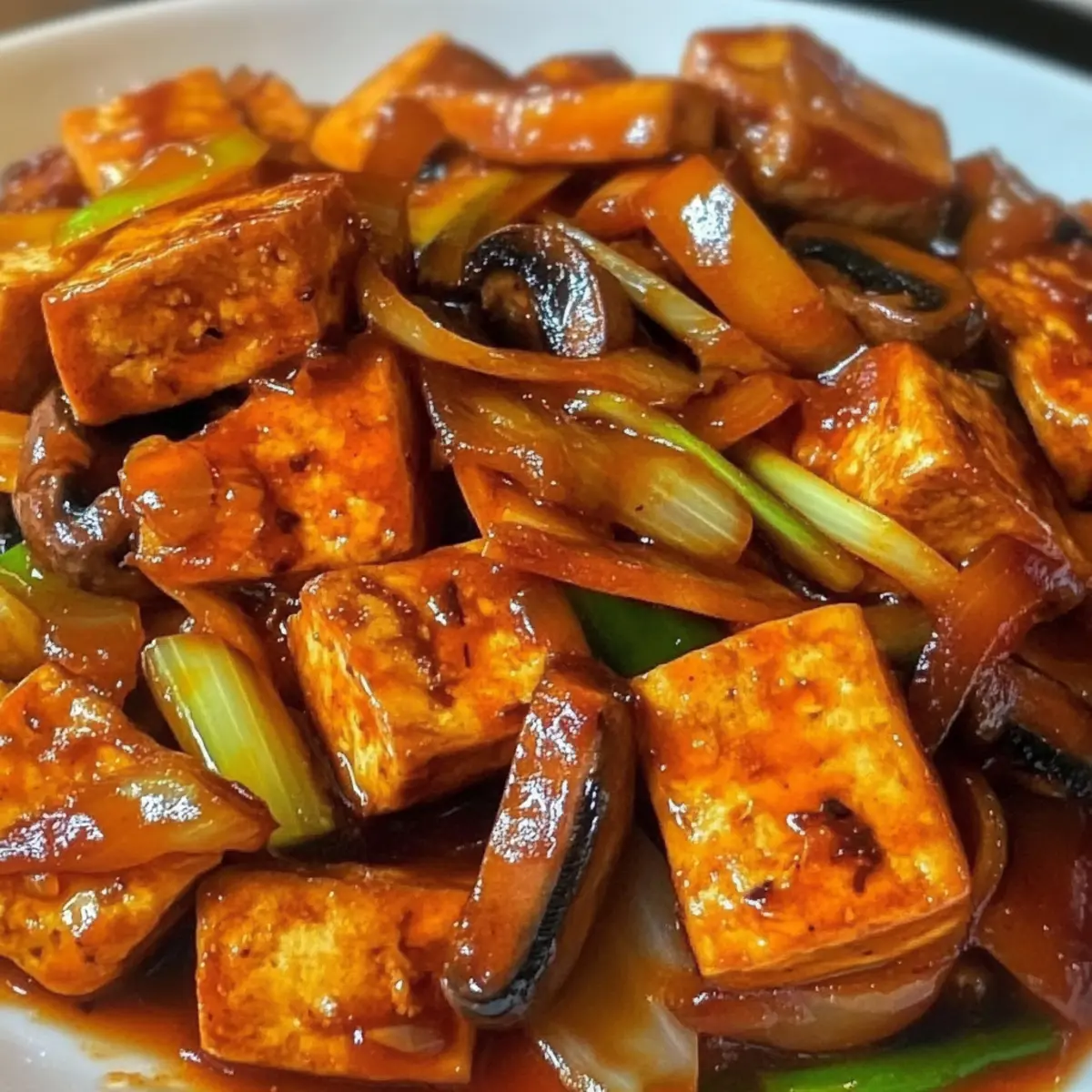 Gochujang Tofu für ein schnelles Abendessen