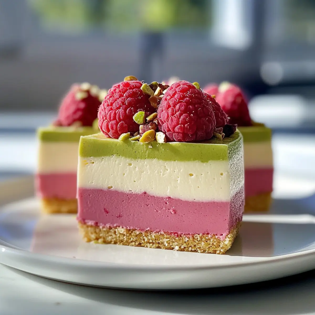 Himbeer-Pistazien-Mousse-Törtchen für süße Momente