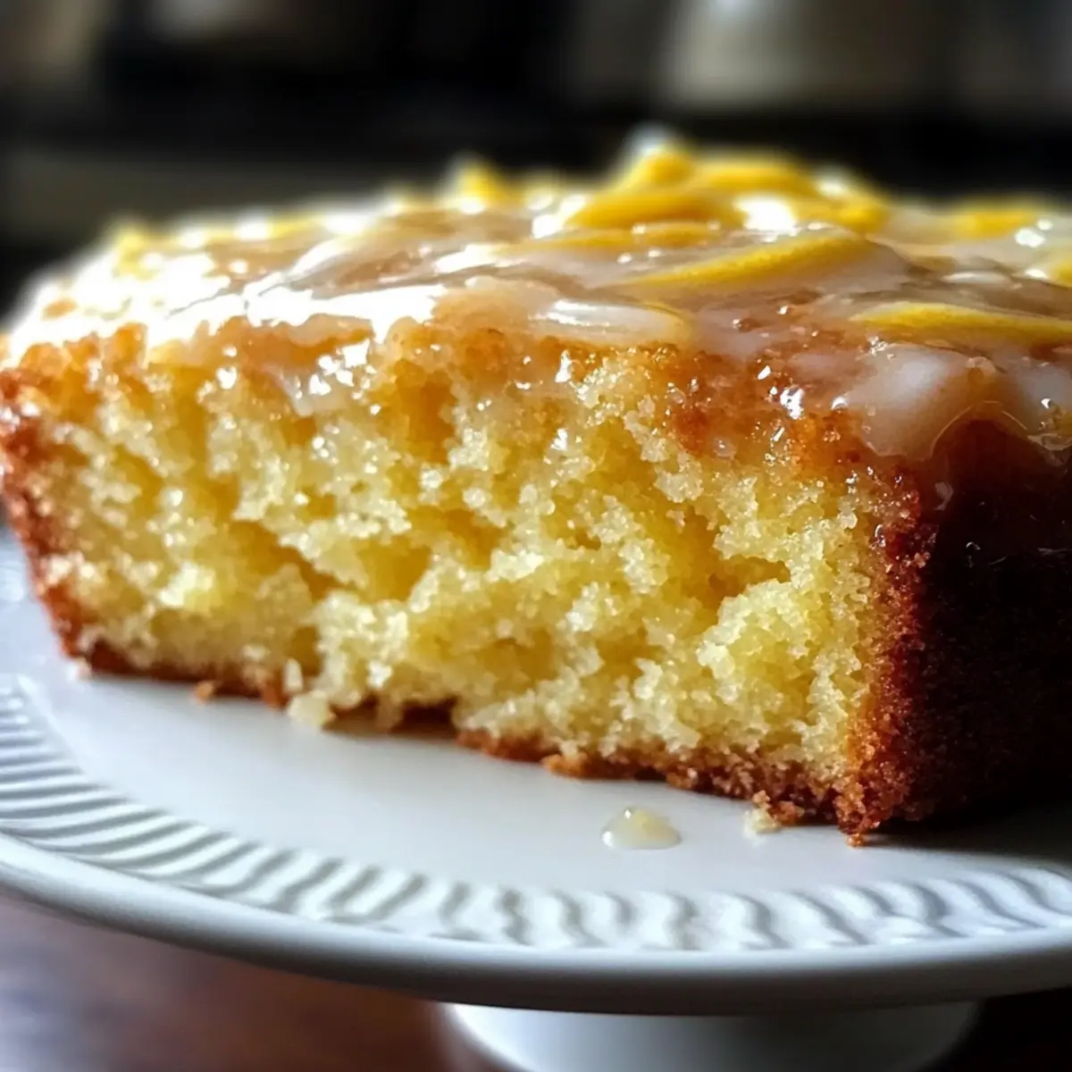 Saftiger Zitronenkuchen mit Joghurt und Zitrusgeschmack