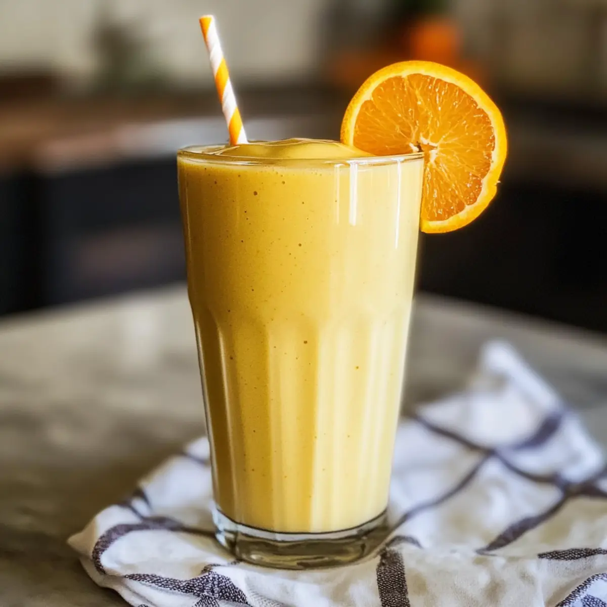 Mango-Orange-Smoothie für einen gesunden Kick
