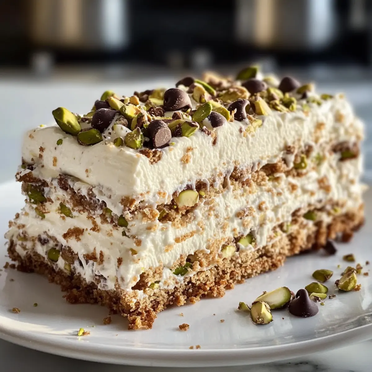 Mascarpone Ricotta Cannoli Kühlschrankkuchen leicht gemacht