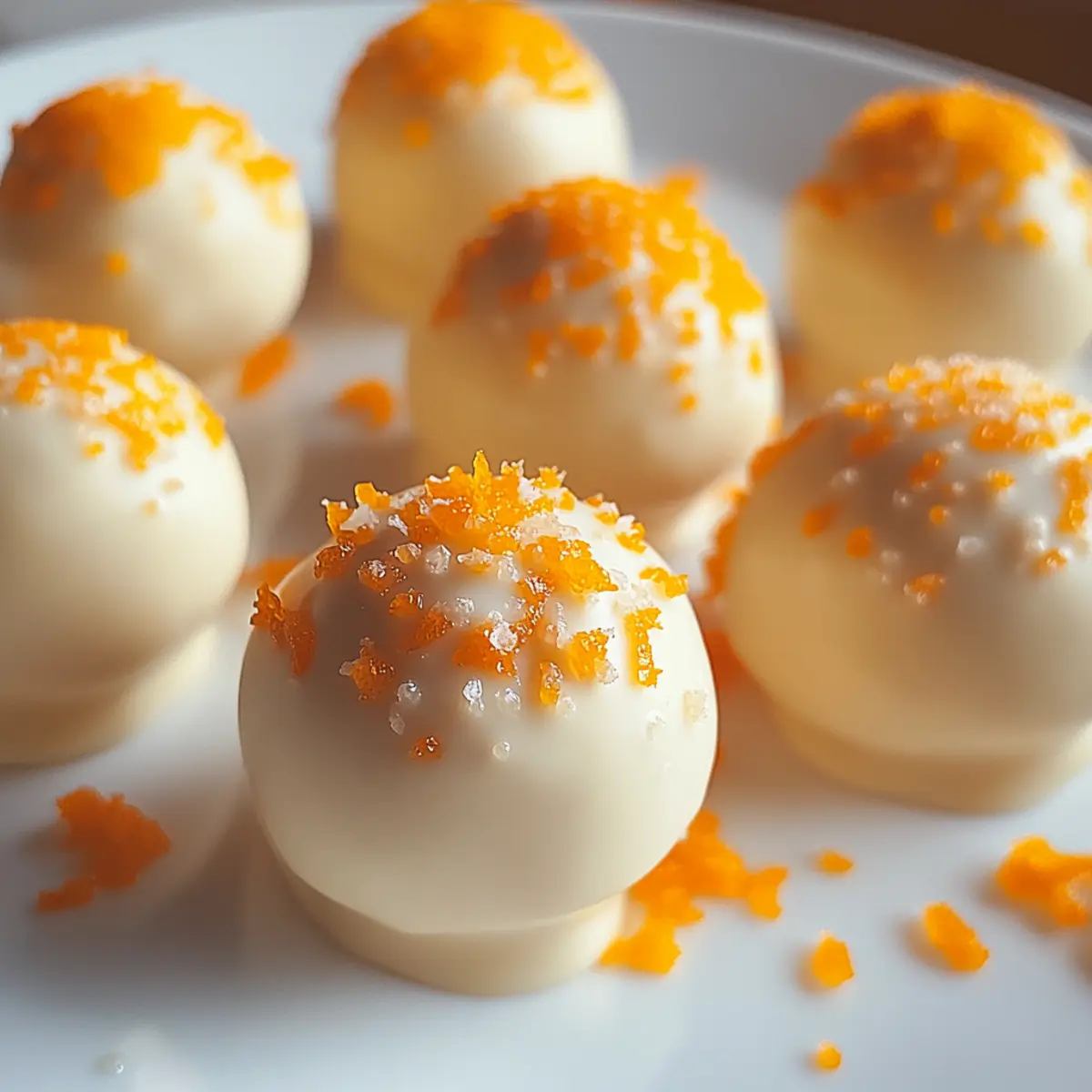 Leckere Orange Cremesicle Pralinen ganz einfach selbst machen