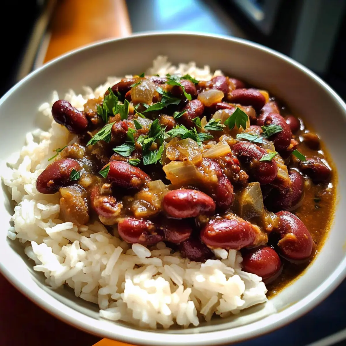 Rote Bohnen und Reis: Herzhaftes Soulfood genießen