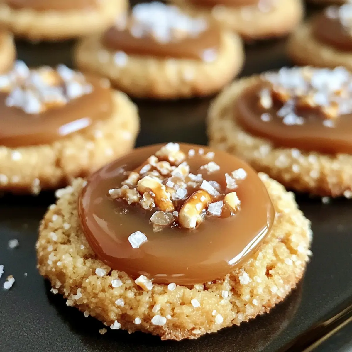 Gesalzene Karamellbrezel Daumenkekse für jede Gelegenheit