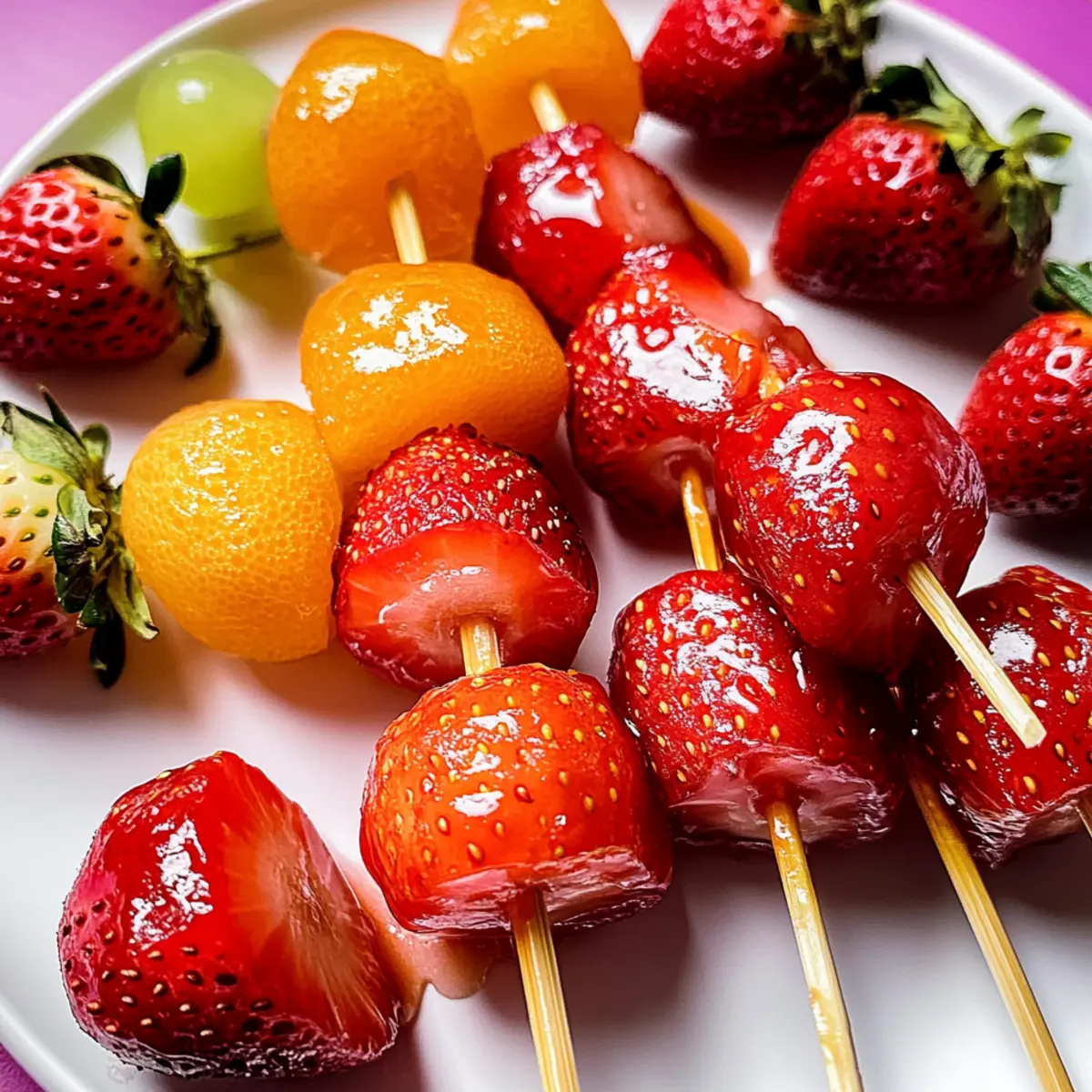 Tanghulu: Süße Fruchtspieße leicht gemacht