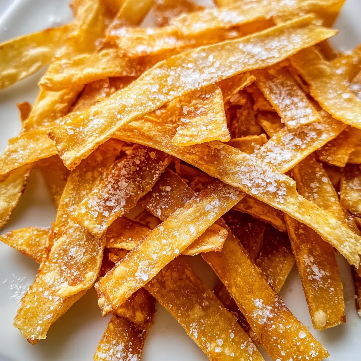 Crispy Tortillastreifen in 10 Minuten selbst machen