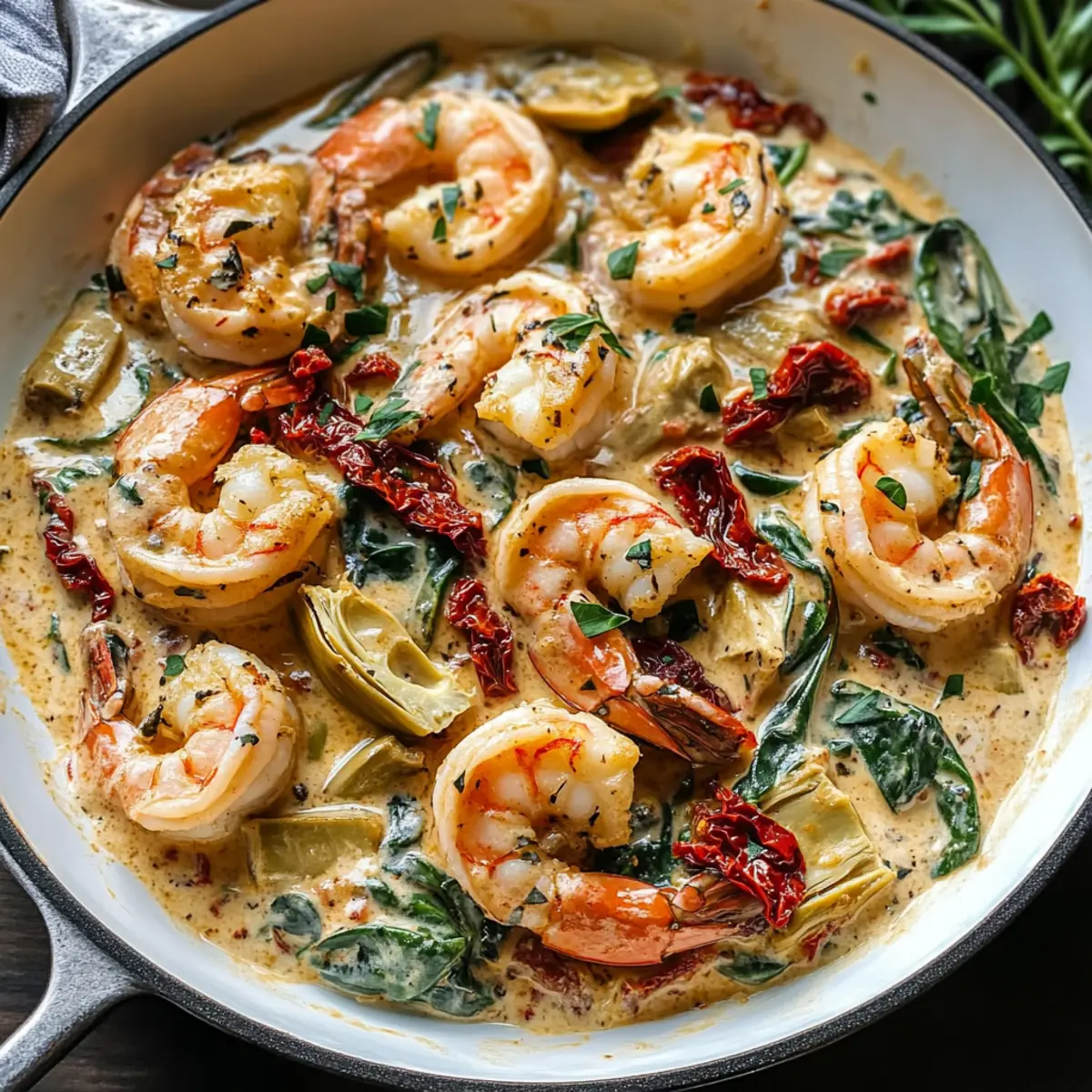 Einfach köstliche Toscana Garnelen in 30 Minuten