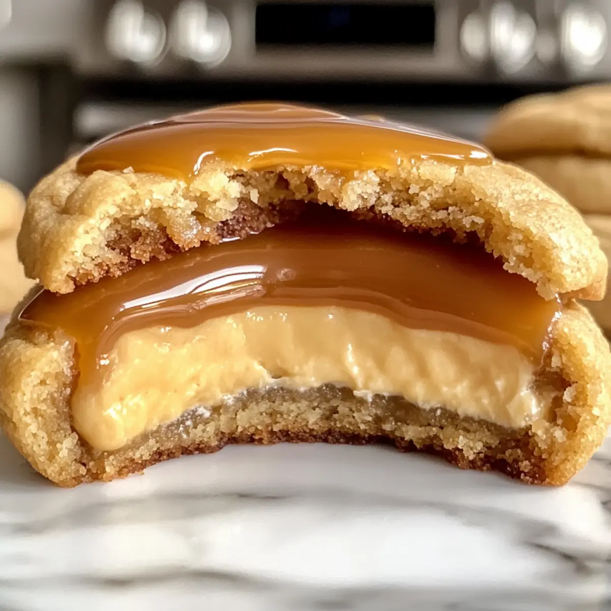 Karamell Käsekuchen Kekse für die Seele