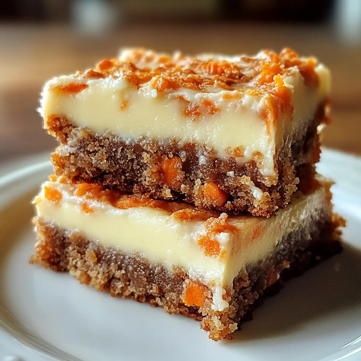 Karottenkuchen Frischkäse Riegel für süße Momente