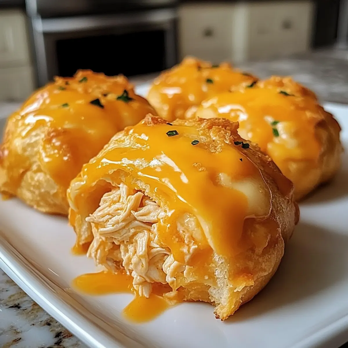 Käse Buffalo Ranch Hähnchen Bomben für echte Genussmomente