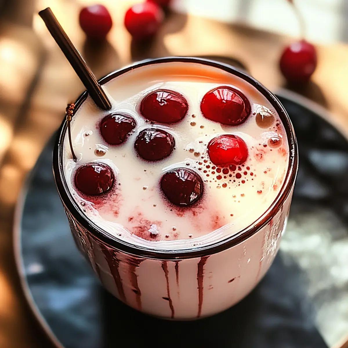 Kirsche Earl Grey Milchtee für entspannte Momente