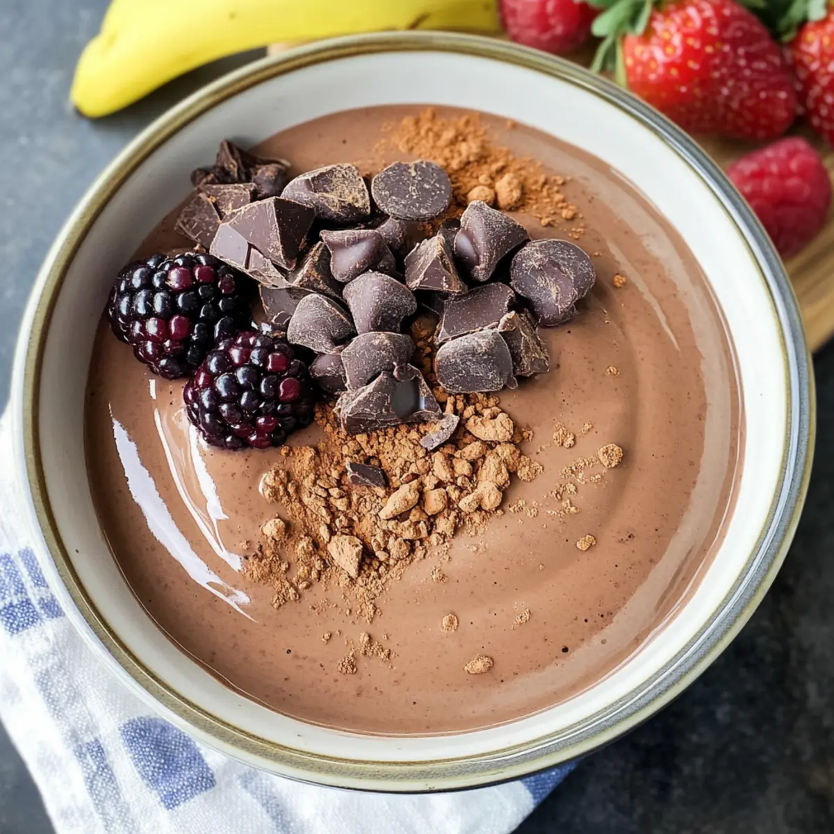 Schokoladen-Griechischer Joghurt in 5 Minuten