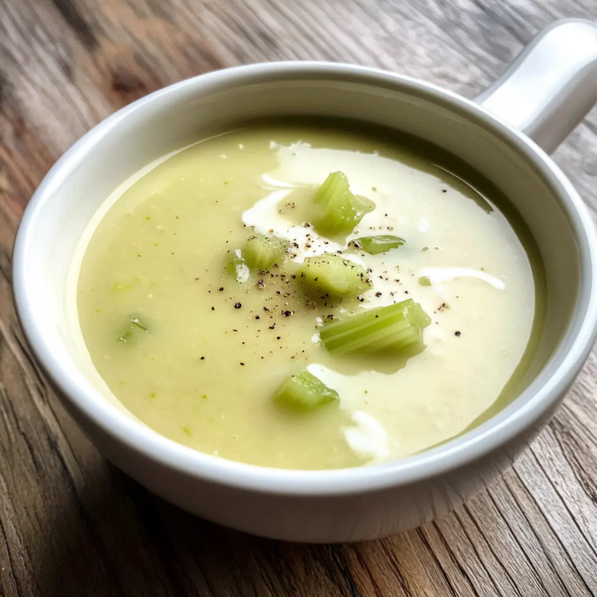 Selleriecremesuppe: Cremig und schnell zubereitet