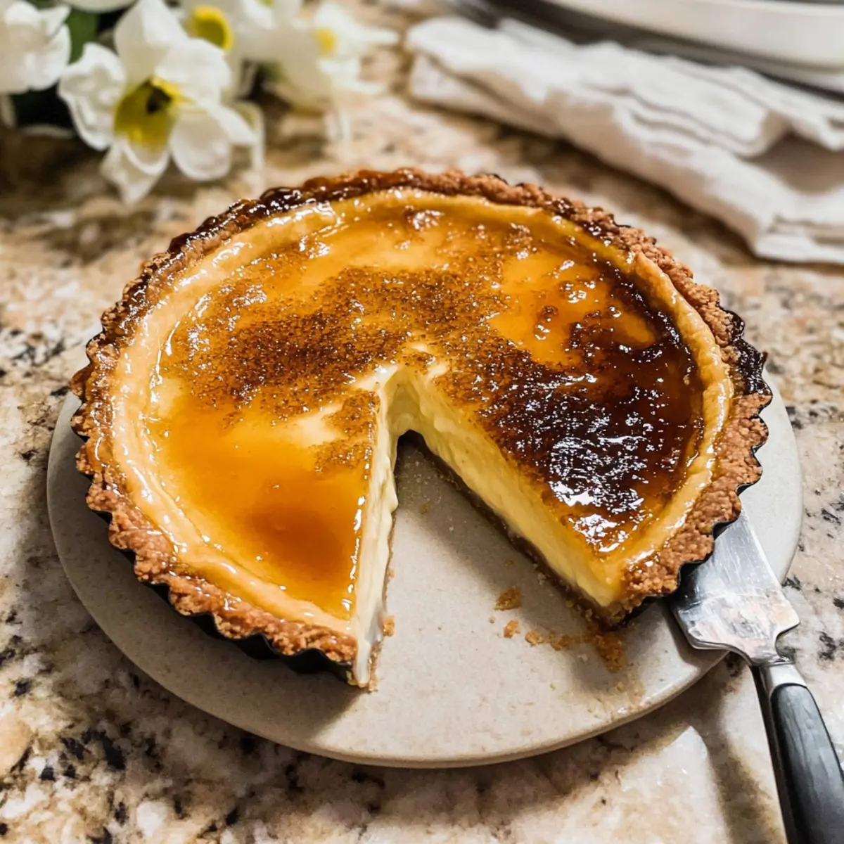 Earl Grey Crème Brûlée Tarte für besondere Anlässe
