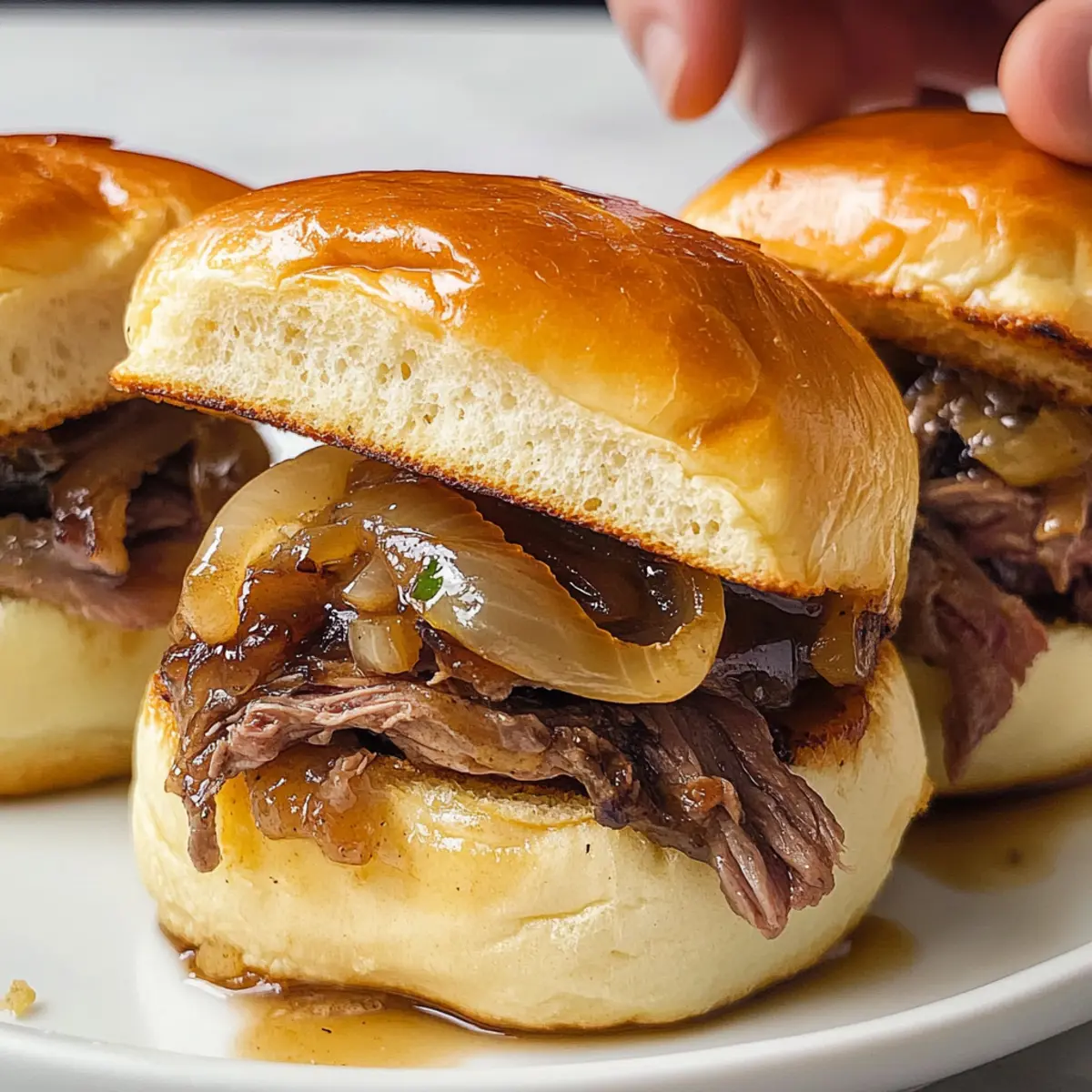 Französische Dip-Schieber: Perfekte Party-Snacks