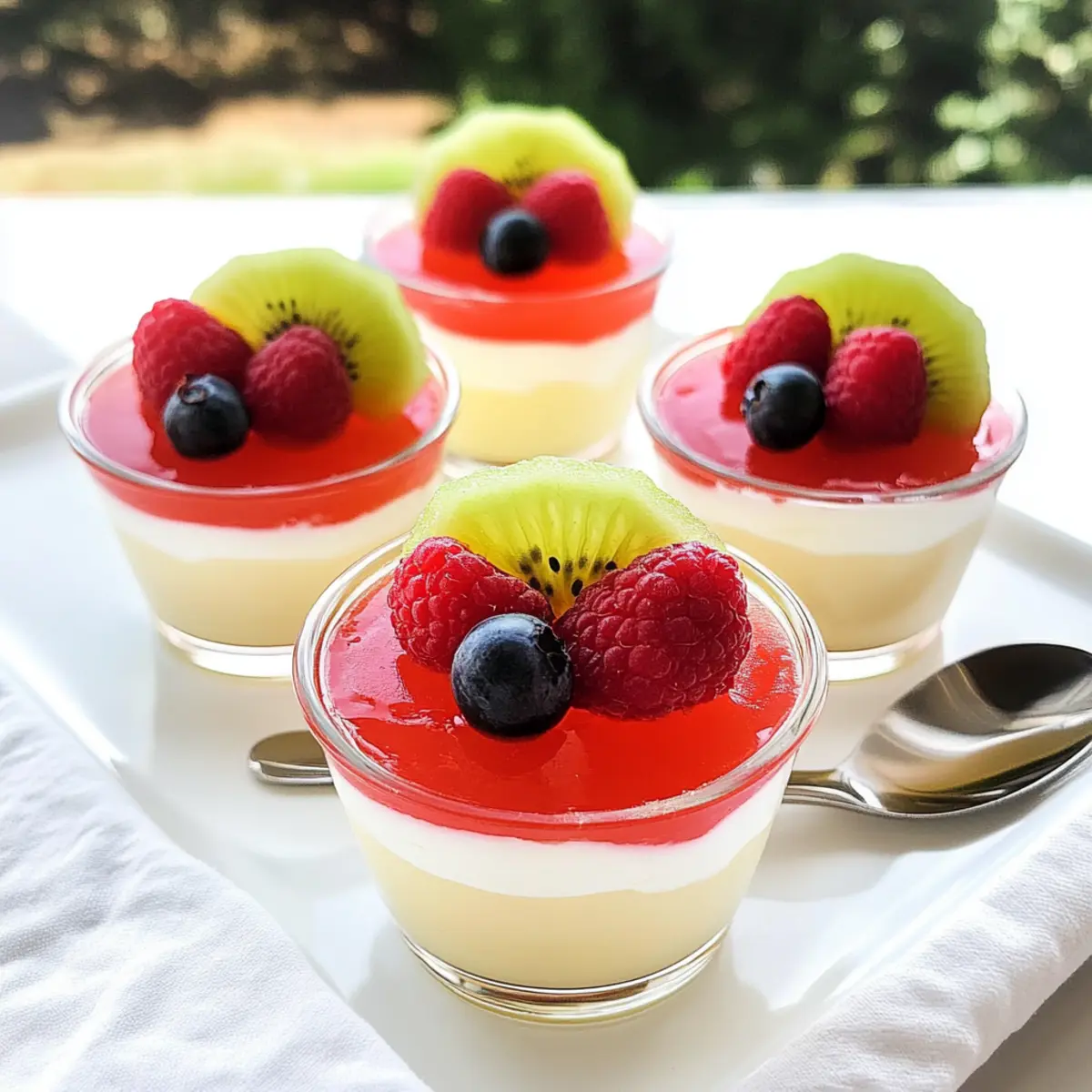 Griechischer Joghurt Gelee für gesunde Genießer