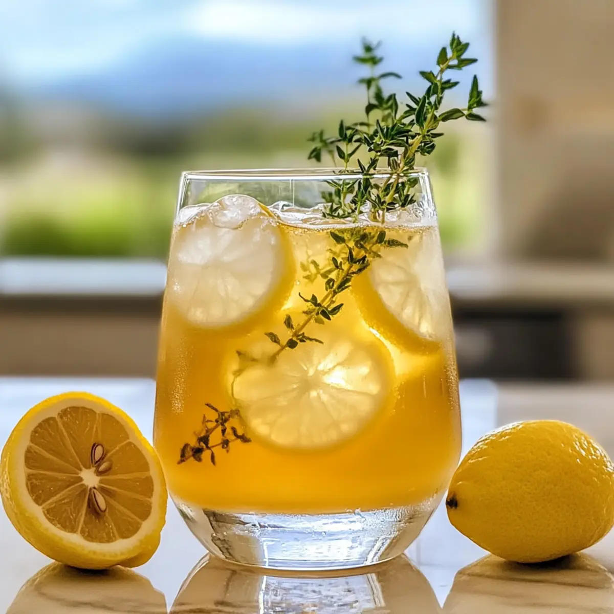 Honig Zitrone Thymian Erfrischer für den perfekten Genuss