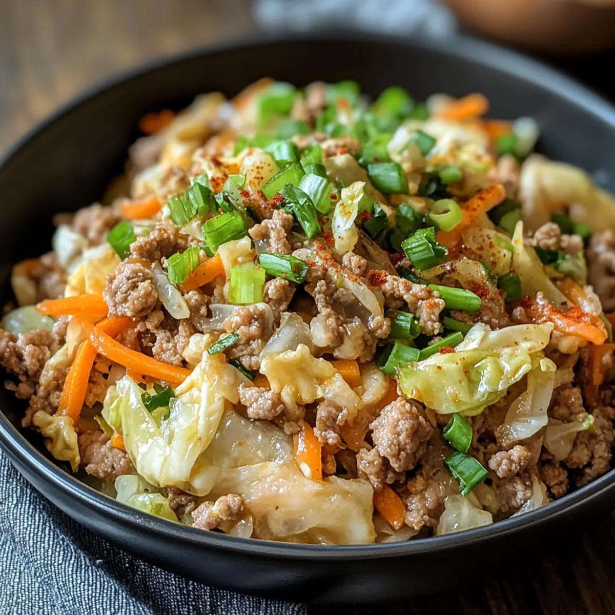 Keto-Ei-Rolle in einer Schüssel – Schnelles Rezept