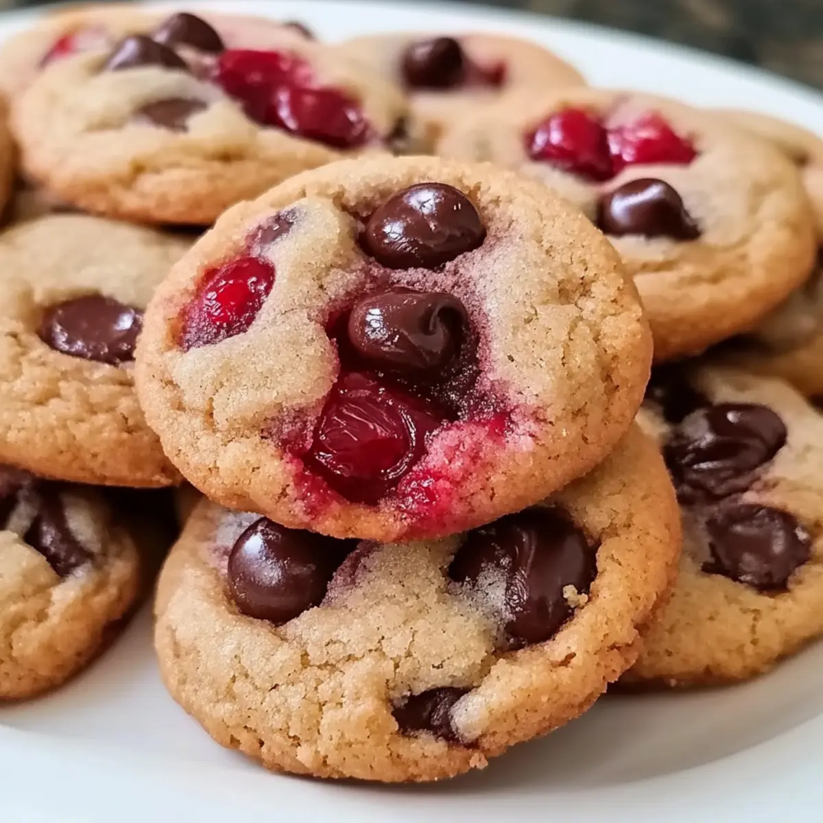 Saftige Maraschino-Kirsche Kekse für jeden Anlass