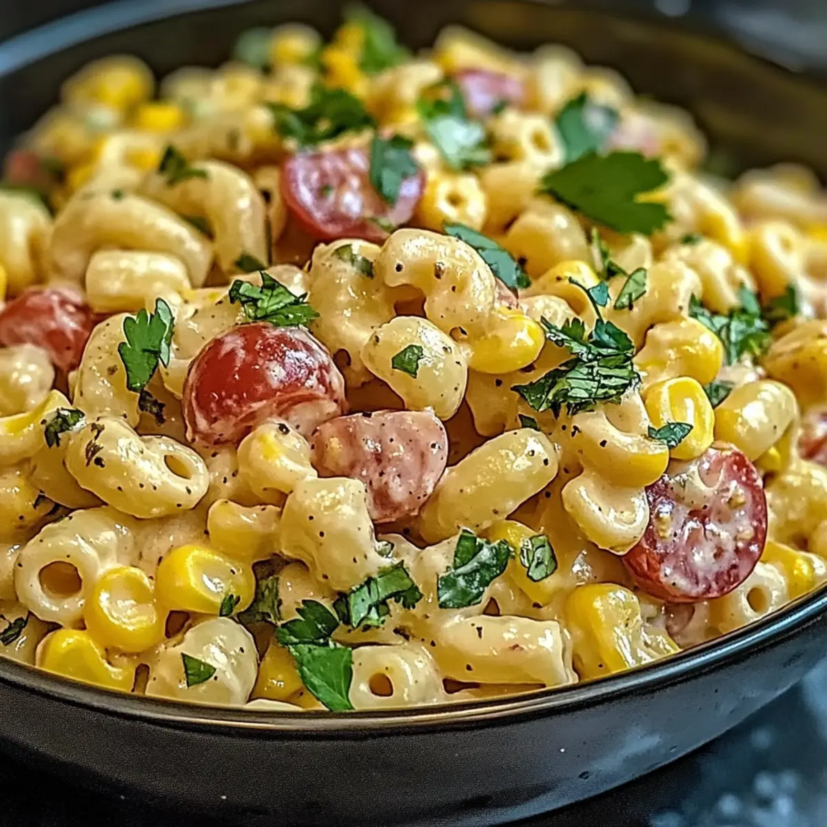 Mexikanische Straßenmais-Pasta für Sommerlaune
