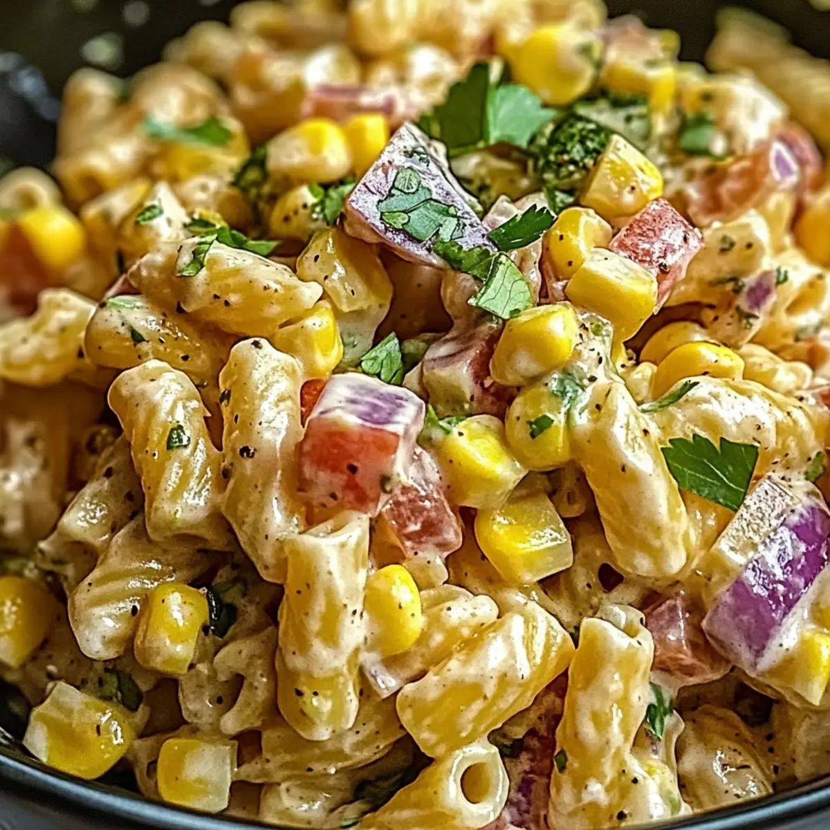 Mexikanische Straßenmais-Pasta für den perfekten Sommer Genuss