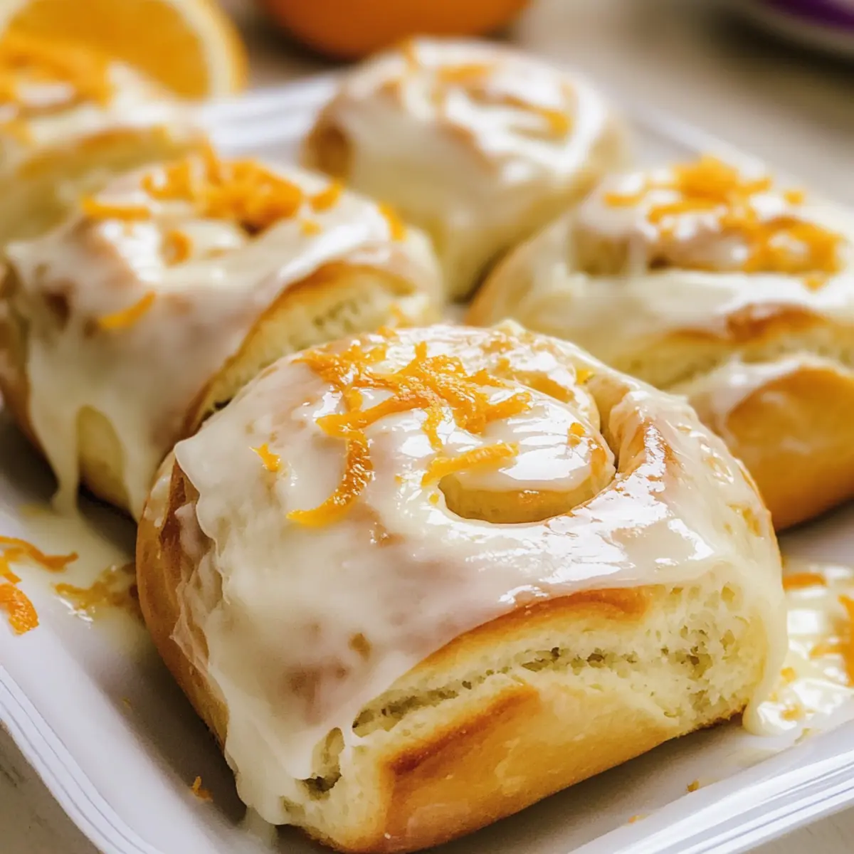 Himmlische Orange Brötchen für dein Frühstück