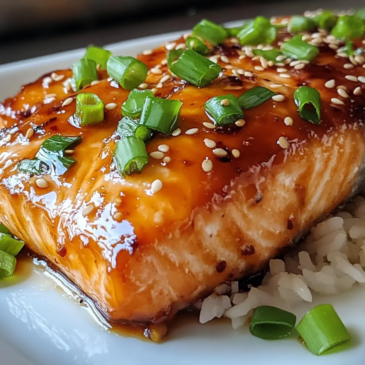 Orangen-Teriyaki-Lachs für ein schnelles Abendessen
