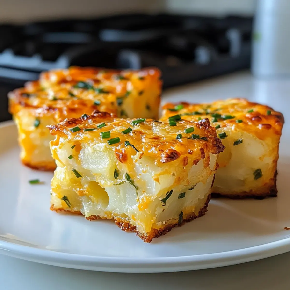 Kartoffel-Cheddar- und Schnittlauch-Bäckereien selbstgemacht