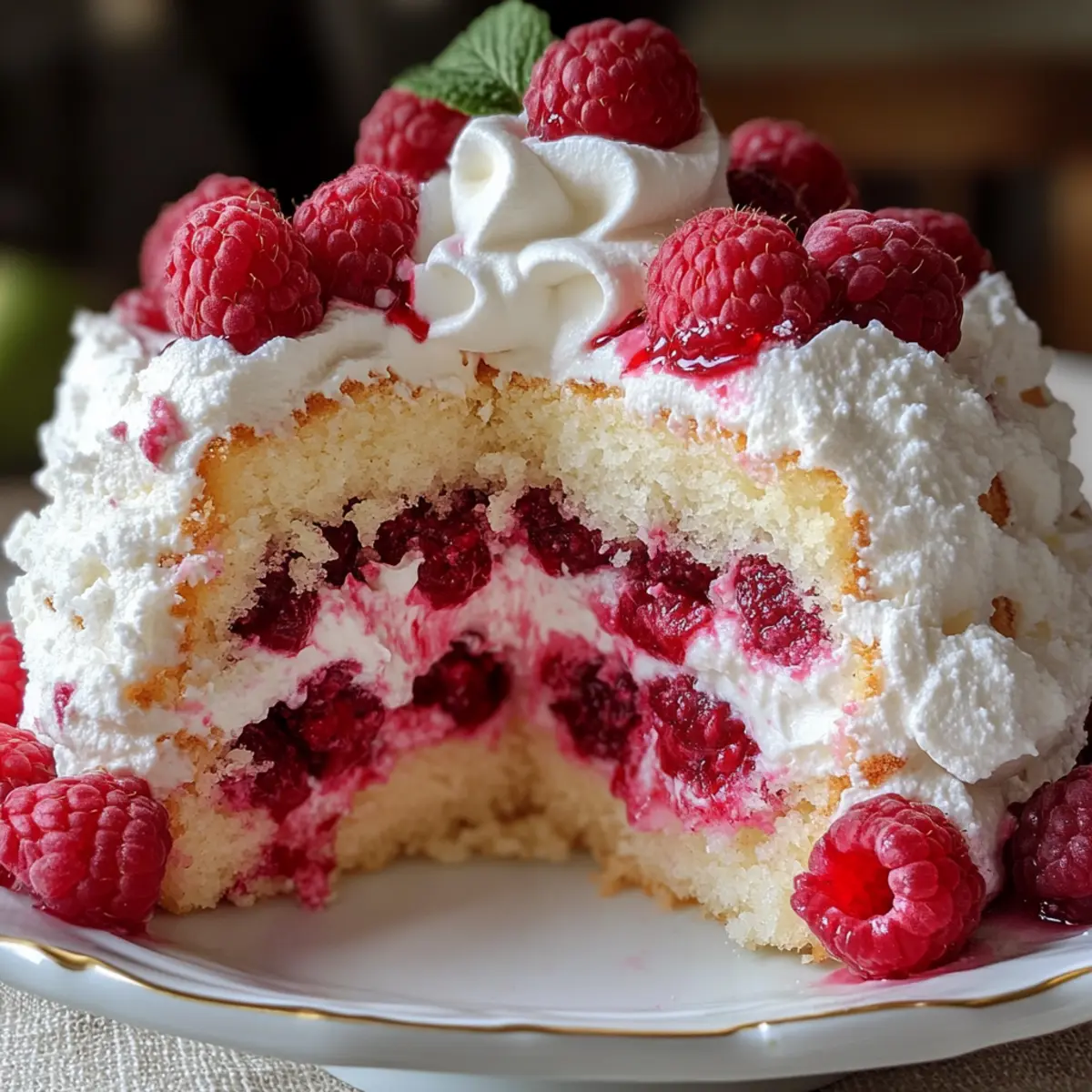Himbeer-Engelshaarkuchen für frische Genussmomente