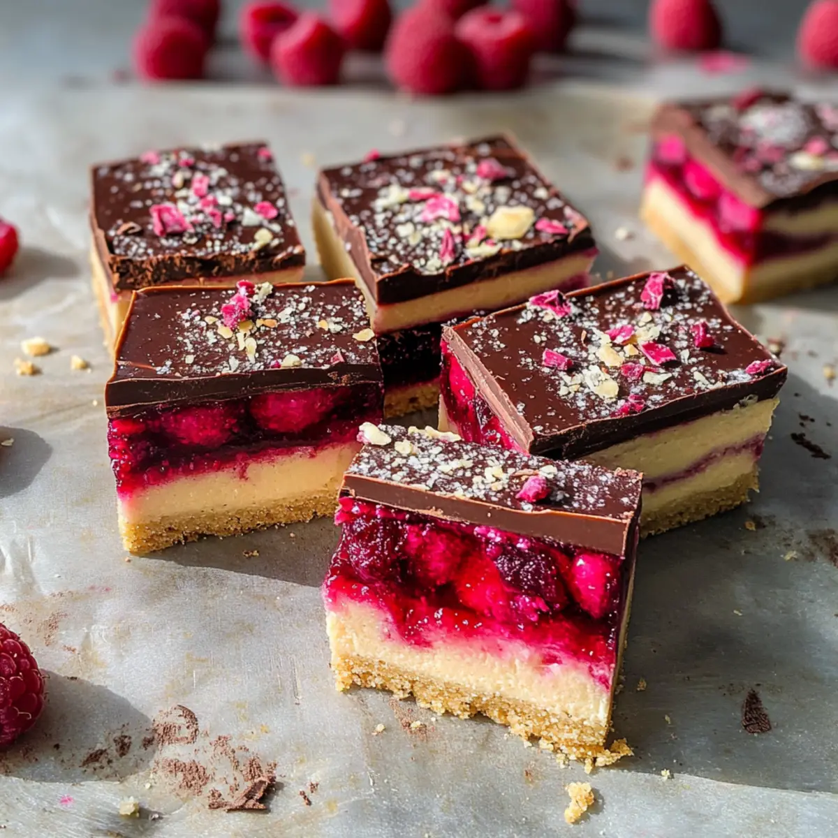 Leckeres Himbeer-Karamell-Millionärs-Shortbread Rezept