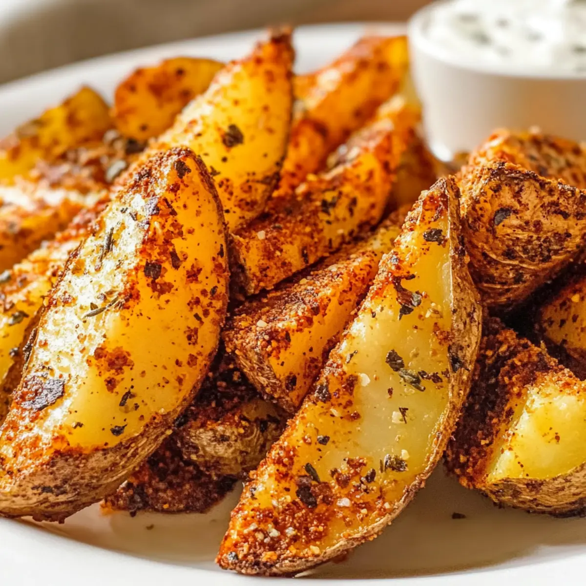 Gewürzte Ofen-Potatoe-Wedges für den perfekten Snack
