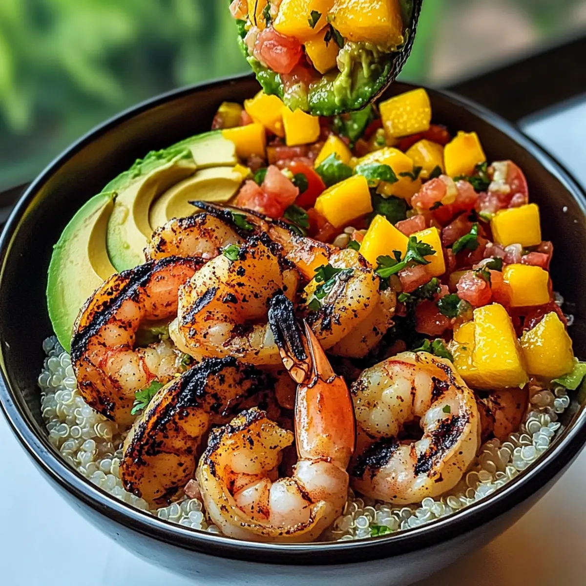 Garnelen und Avocado: Tropische Bowl für jeden Tag