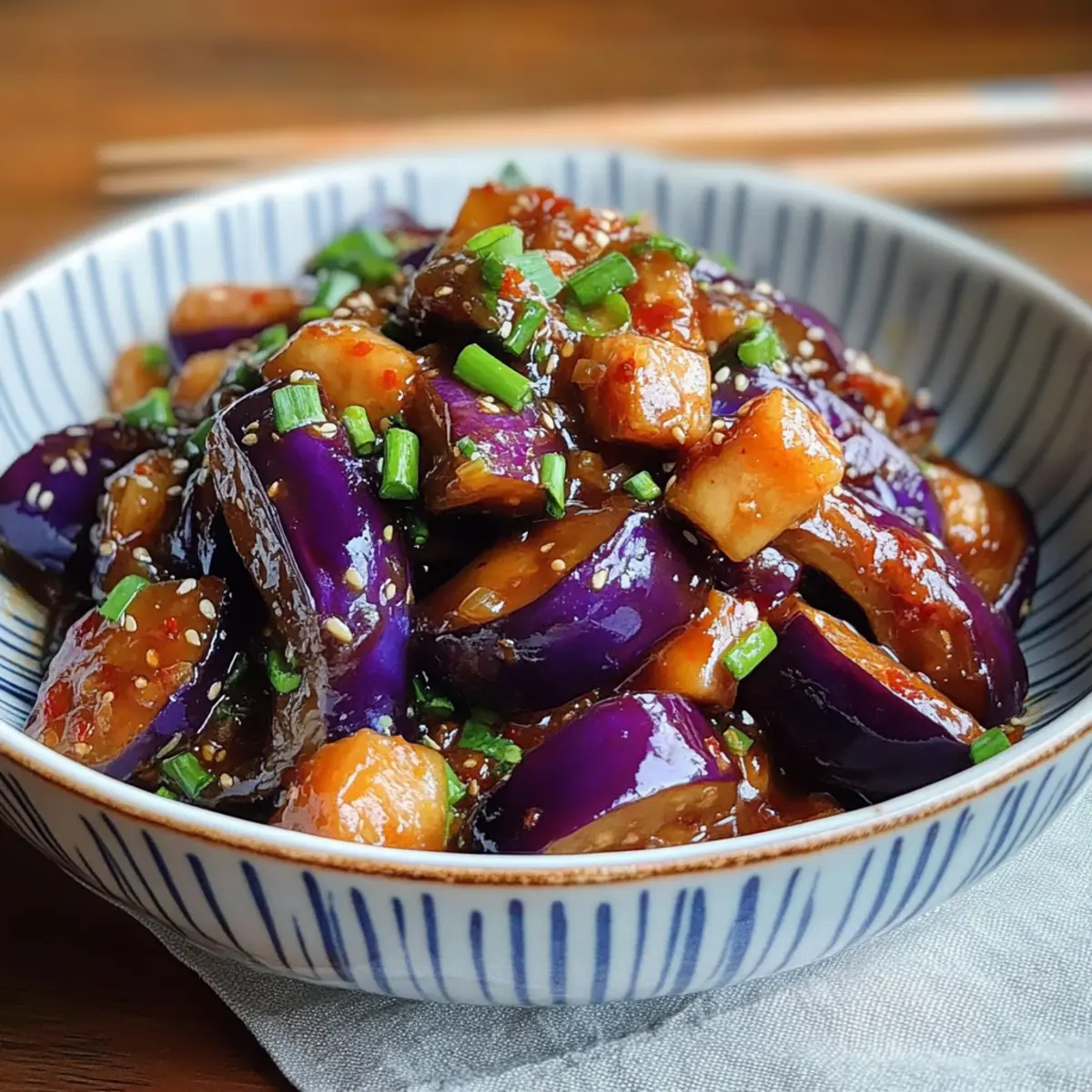 Sichuan-Aubergine – Ein Vegetarisches Geschmackserlebnis